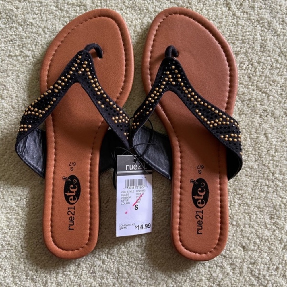 Rue 21 Bling Flip Flops - Size S (6/7)